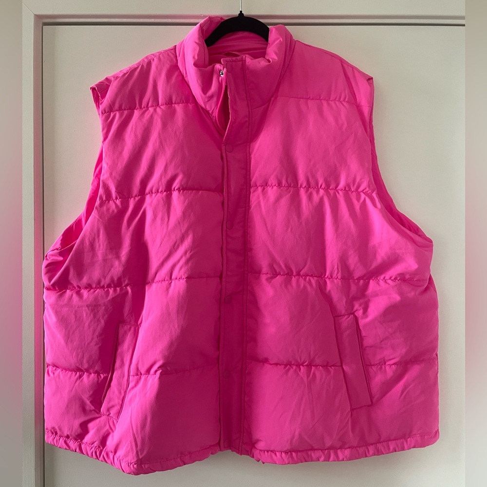 Target | Wondershop | Women’s Pink Puffer Vest | 3x